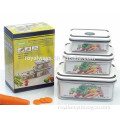 promotional plastic food container,PP rectangle airtight plastic lunch box
